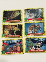 Teenage Mutant Ninja Turtles Trading Cards Lot sticker Mirage Topps TMNT vtg N19 - £15.69 GBP