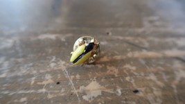 Vintage Yellow Beetle Lapel Pin 1.4cm - £7.81 GBP