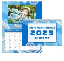 2023 Photo Frame Wall Spiral-bound Calendar - (Edition #002) - £10.27 GBP