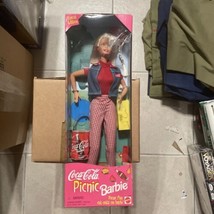Mattel Barbie Vintage 1997 Coca-Cola Picnic Barbie Special Edition damaged box - £7.89 GBP