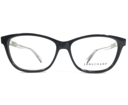 Longchamp Eyeglasses Frames LO2619 001 Black Clear Gray Cat Eye 54-14-140 - £41.80 GBP