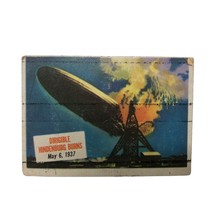 VTG 1954 Topps Scoop # 20 Dirigible Hindenburg Burns Card - £31.91 GBP
