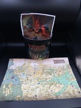 Dungeons &amp; Dragons Movie Theater Popcorn Bucket &amp; Map Honor Among Thieves 2023 - £35.04 GBP