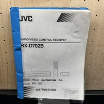 JVC RX-D702B Receiver Instruction Manual Guide Book - £10.26 GBP