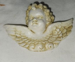 Vintage Cute Wall Hanging Angel Cherub 4.5 Inch Wings Accoutrements - $14.99