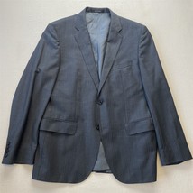 Hugo Boss 40S Blue Herringbone The Jam Sharp Mens Blazer Suit Jacket Spo... - $84.99