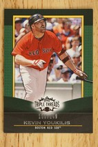 2011 Topps Triple Threads 22 KEVIN YOUKILIS Boston Red Sox Baseball Card /249 - £3.88 GBP