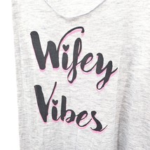 New LOVE &amp; CHERISH Tank top Women&#39;s Wifey Vibes Lightweight Shirt Engage... - £11.08 GBP