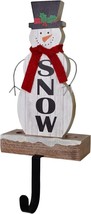 Snowman Christmas Table Decorations Free Standing Snowman With Hook Tabletop Dec - £14.81 GBP