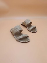 Artisan Raffia Sandals - Handwoven Women&#39;s Sandals - Natural Fiber Footwear - £55.94 GBP