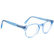 Warby Parker Eyeglasses Percey 780 Transparent Blue Round Frame 48[]20 140 - £139.87 GBP