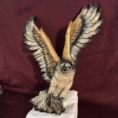 Vintage 1970 Fraser Art Osprey Fish Hawk 18" Bird Sculpture Wall Plaque Bossons  Item image 3