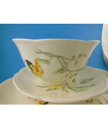 Lenox Butterfly Meadow4 piece set of China Dinner plate salad bread soup... - £31.60 GBP