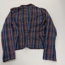 Converse One Star Women's Multicolor Stripes 3-Button Shirt Blazer Size Small image 2