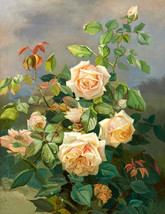 Giclee art Rose with still life art painting HD printed on canvas - £6.78 GBP+