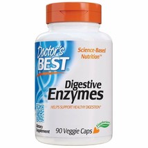 Doctor&#39;s Best Digestive Enzymes, Non-GMO, Vegetarian, Gluten Free, 90 Ve... - $42.70