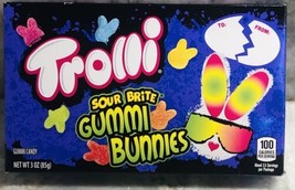 Trolli-Sour Brite Gummy Bunnies Gummy Candy-3oz bag. New-Easter. ShipN24Hours - £9.54 GBP