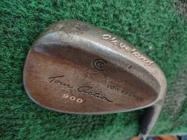 Cleveland Tour Action 900 Raw 56 Degree Sand Wedge Steel Shaft Low Bounce - $32.30