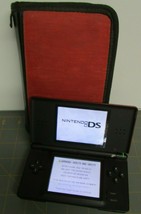 Niintendo Ds Lite Metallic Red Console System And Red Case Works Great - £91.81 GBP
