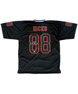 HAKEEM NICKS Autograph SIGNED Custom BLACKOUT JERSEY PSA/DNA CERTIFIED G... - $1,677.46 MXN