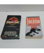 Jurassic Park lot VHS by Steven Spielberg 1993 &amp; Michael Crichton Paperb... - €1,66 EUR