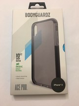 BodyGuardz Unequal Ace Pro Case For Apple iPhone Xs/X, Smoke And Black - £17.84 GBP