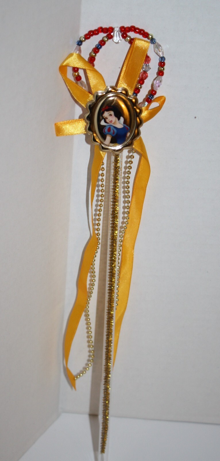 Disney Halloween Snow White 14" Princess Kids Costume Wand Plastic Yellow Toy Item image 6