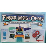 Finger Lakes Opoly Board Game Late for The Sky Made USA Drinking Wine - £41.89 GBP