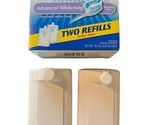 2 Refills Mentadent Advanced Whitening Fresh Mint Toothpaste 5.25 oz Eac... - £48.56 GBP