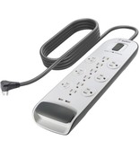 Belkin 12-Outlet Surge Protector Power Strip, 2 USB Ports, 6ft Cord, 399... - $54.33