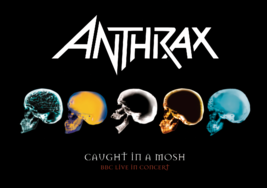 ANTHRAX Caught in a Mosh FLAG CLOTH POSTER BANNER CD Thrash Metal - £15.96 GBP