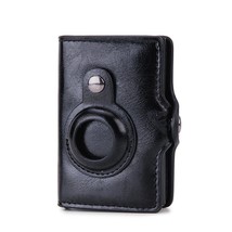Airtag Wallet Money Bag Leather Card Holder Small Men Women Wallets Small Purse  - £32.36 GBP