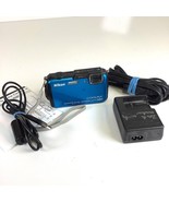 Blue Nikon CoolPix AW110 Waterproof Digital Camera OLED 16MP w/Battery C... - $3,547.72 MXN