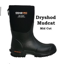Dryshod Sizes 7-16 Mudcat Lightweight Durable Work Boot Mid Cut MDC-MM-BK - £91.09 GBP