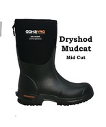 Dryshod Sizes 7-16 Mudcat Lightweight Durable WORK BOOT Mid Cut MDC-MM-BK - $157.21 CAD