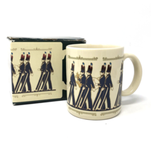 Vintage 70s Hallmark Marching Band Coffee Mug Purple w Gold Trim Japan N... - $16.99