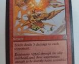 MTG Magic The Gathering Card SizzleSorcery Red Mercadian Masques  - $3.84