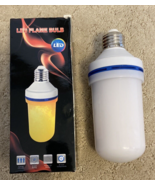 LED Flame Effect Fire Light Bulb Simulated Nature Flicker - $13.60 CAD