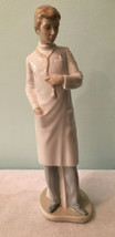 Vtg NAO Male Doctor Porcelain Collectible Figurine Handmade in Spain Lladro 1979 - £146.14 GBP