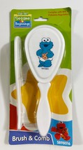 Sesame Street &quot;COOKIE MONSTER&quot; Beginnings Brush &amp; Comb Set (Blue) NEW - $134.59 MXN