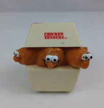 Vintage 1989 Graphics Burger King Checkin Nuggets Rolling Racer Toy - £3.08 GBP