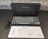 New Keychron K3 Wireless Mechanical Keyboard K3A3 Gray Backlight Brown (2B) - $49.99