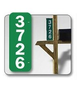 Reflective Green Address Sign Kit Plaque House Number Set 911 Safety Hi Viz - $32.99