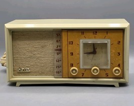 VINTAGE 1954/1955 Arvin Clock 5-Tube Radio Model 849T1 Ivory - Parts &amp; R... - £28.92 GBP