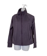 Champion Womens Size Small Purple Full Zip Fleece Lined Jacket Back Yoke - £14.65 GBP