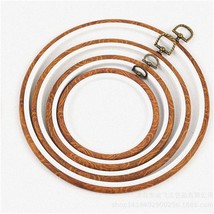 Wooden Stitch Hoop Set - Art Display Frame for Sewing &amp; Hanging (Pack of 4) - £40.48 GBP