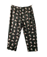 Fruit of the Loom Mens Size 2XL Santa Skull Pajama Pants Skeleton Christ... - $10.88