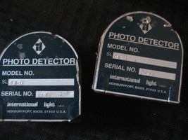 International Lumière Photo Détecteur Lot De 2 # - SL-021 Td 13772 400-8... - $151.98