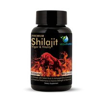 Vedapure Natural Shilajit 1000mg with Safed Musli 60 Capsules Pack of 1 - £31.97 GBP