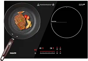 Double Induction Cooktop, Electric Induction Stove For Rv, Built-In Coun... - $407.99